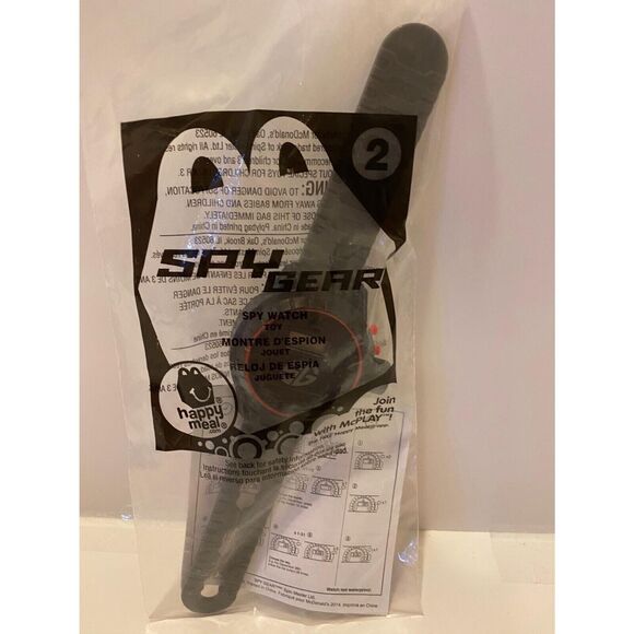 McDonald’s 2014 Spy Gear #2 Digital Spy Watch Happy Meal Toy Unopened - Picture 3 of 6